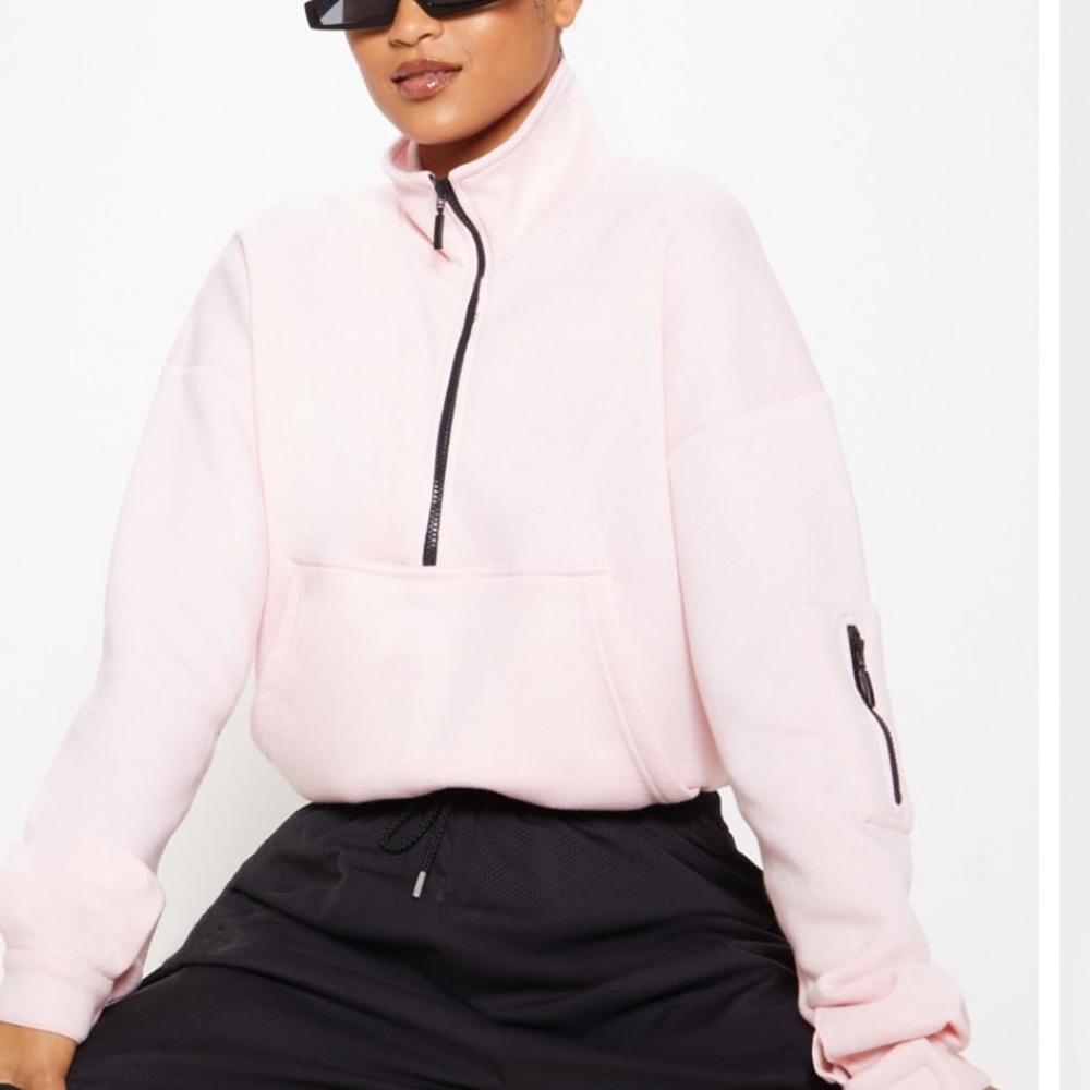 Baby Pink Oversized Sweater